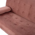 SOFA BED WANDA FK3149.12 WITH VELVET DUSTY PINK 188X83X83Y cm. SOFA BED WANDA FK3149.12 WITH VELVET DUSTY PINK 188X83X83Y cm.