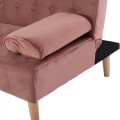 SOFA BED WANDA FK3149.12 WITH VELVET DUSTY PINK 188X83X83Y cm. SOFA BED WANDA FK3149.12 WITH VELVET DUSTY PINK 188X83X83Y cm.