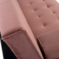 SOFA BED WANDA FK3149.12 WITH VELVET DUSTY PINK 188X83X83Y cm. SOFA BED WANDA FK3149.12 WITH VELVET DUSTY PINK 188X83X83Y cm.