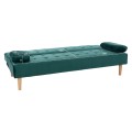 WANDA SOFA BED FK3149.13 WITH GREEN VELVET 188X83X83Y cm. WANDA SOFA BED FK3149.13 WITH GREEN VELVET 188X83X83Y cm.