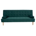 WANDA SOFA BED FK3149.13 WITH GREEN VELVET 188X83X83Y cm. WANDA SOFA BED FK3149.13 WITH GREEN VELVET 188X83X83Y cm.