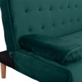 WANDA SOFA BED FK3149.13 WITH GREEN VELVET 188X83X83Y cm. WANDA SOFA BED FK3149.13 WITH GREEN VELVET 188X83X83Y cm.