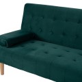 WANDA SOFA BED FK3149.13 WITH GREEN VELVET 188X83X83Y cm. WANDA SOFA BED FK3149.13 WITH GREEN VELVET 188X83X83Y cm.