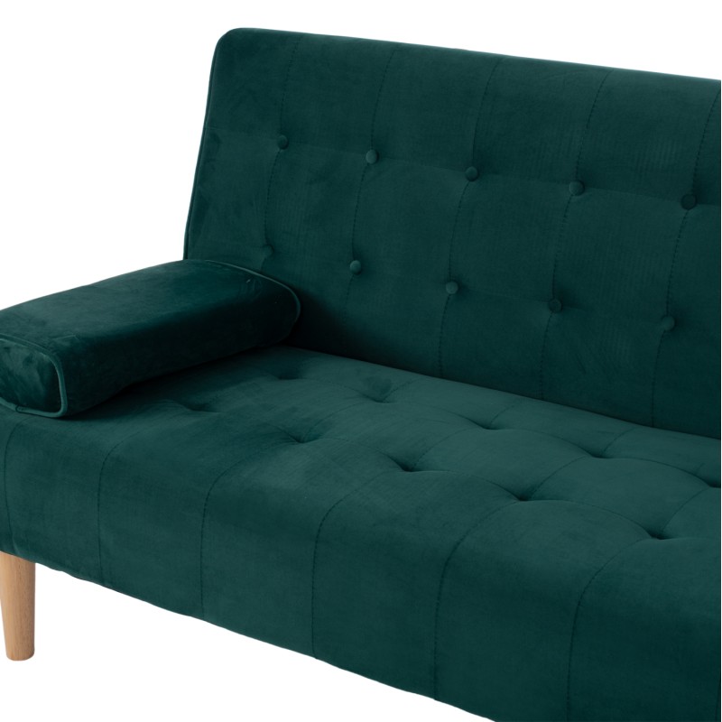 WANDA SOFA BED FK3149.13 WITH GREEN VELVET 188X83X83Y cm. WANDA SOFA BED FK3149.13 WITH GREEN VELVET 188X83X83Y cm.