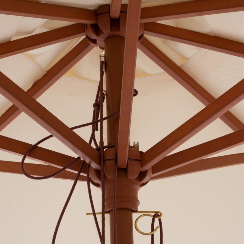 UMBRELLA WAGNER FK5776.01 BEIGE SHADE AND FRINGES-HARDWOOD BROWN POLE Φ3X2.50FK UMBRELLA WAGNER FK5776.01 BEIGE SHADE AND FRINGES-HARDWOOD BROWN POLE Φ3X2.50FK