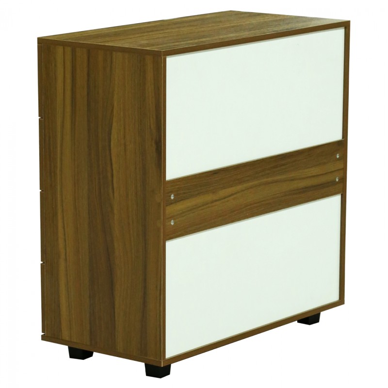 FK8996.02 4-drawer cabinet THORG, walnut, melamine, 80x40x83H FK8996.02 4-drawer cabinet THORG, walnut, melamine, 80x40x83H