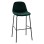 Stool VINCENT FK8579.13 VELVET GREEN AND METAL FRAME 56,5x47x106 cm.