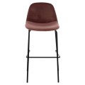 VINCENT STOOL VELVET DUSTY PINK AND METAL FRAME FK8579.12 56,5Χ47Χ106 cm. VINCENT STOOL VELVET DUSTY PINK AND METAL FRAME FK8579.12 56,5Χ47Χ106 cm.