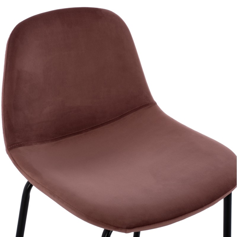 VINCENT STOOL VELVET DUSTY PINK AND METAL FRAME FK8579.12 56,5Χ47Χ106 cm. VINCENT STOOL VELVET DUSTY PINK AND METAL FRAME FK8579.12 56,5Χ47Χ106 cm.
