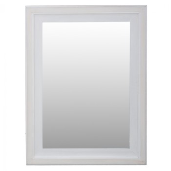 MIRROR FK7191 WHITE PATINA 60Χ2Χ80 cm.