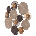 METALLIC WALL DECORATION FK7163 BROWN ECRU GOLD 69x8x69Y cm. METALLIC WALL DECORATION FK7163 BROWN ECRU GOLD 69x8x69Y cm.