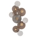 METAL WALL DECORATION FK7165 GOLD WHITE 91x6x50Y cm. METAL WALL DECORATION FK7165 GOLD WHITE 91x6x50Y cm.
