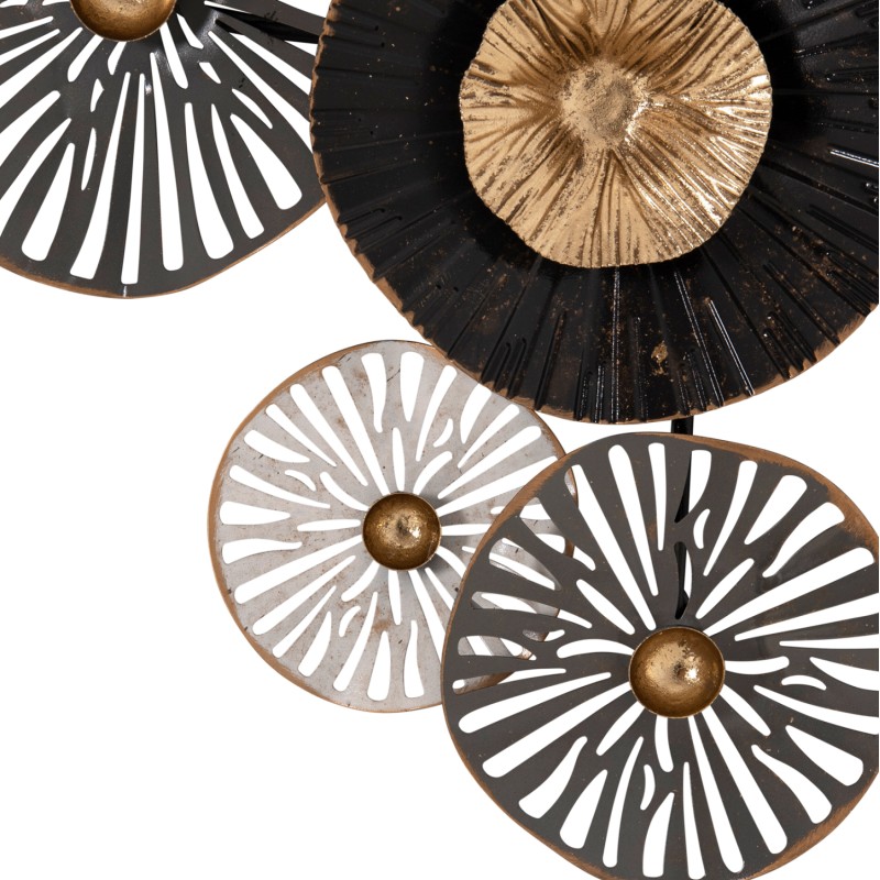METALLIC WALL DECORATION FK7170 GRAY ECRU GOLD 88x7x51Y cm. METALLIC WALL DECORATION FK7170 GRAY ECRU GOLD 88x7x51Y cm.