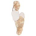 METALLIC WALL DECORATION FK7177 GOLD WHITE 74x10x38Η cm. METALLIC WALL DECORATION FK7177 GOLD WHITE 74x10x38Η cm.