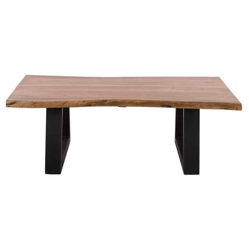 Coffee Table ΜΟΝΤΑΝΑ ΗΜ8166.11 Solid Acacia Wood-Natural 115x63x40cm