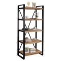 Bookcase TURNER FK8188.11 Metal and Solid Mango Wood 80x45x186 Bookcase TURNER FK8188.11 Metal and Solid Mango Wood 80x45x186