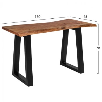 Table Console Montana FK8339.11 Solid Wood Acacia Wood natural 130x45 Table Console Montana FK8339.11 Solid Wood Acacia Wood natural 130x45