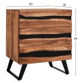 Drawer Alicia FK8361.11 from solid acacia wood 80x38x86 cm. Drawer Alicia FK8361.11 from solid acacia wood 80x38x86 cm.