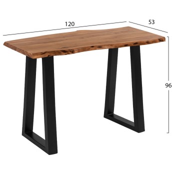 Stand Bar Montana from solid acacia wood Thickness 4cm FK8463.11 120x50x96 cm Stand Bar Montana from solid acacia wood Thickness 4cm FK8463.11 120x50x96 cm