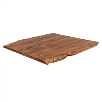Table's Desktop 80x80x4 FK8464.11 from solid acacia wood
