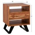 Nightstand Fansi from solid acacia wood FK8473.11