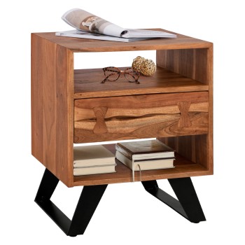 Nightstand Fansi from solid acacia wood FK8473.11