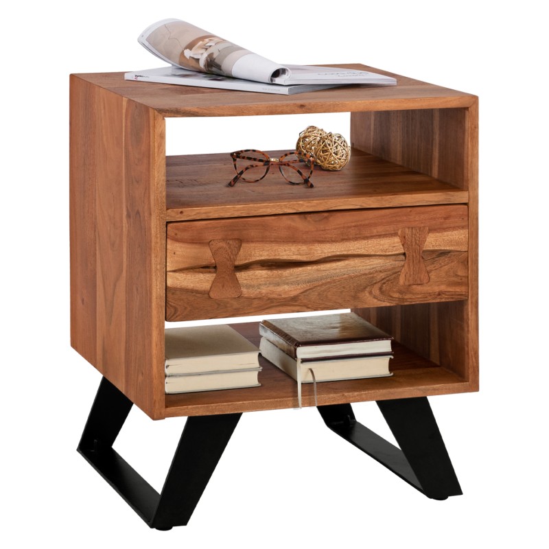 Nightstand Fansi from solid acacia wood FK8473.11