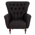 FK9217.03 bergere, chesterfield-style, brown PU, 87x88x100 FK9217.03 bergere, chesterfield-style, brown PU, 87x88x100