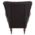 FK9217.03 bergere, chesterfield-style, brown PU, 87x88x100 FK9217.03 bergere, chesterfield-style, brown PU, 87x88x100