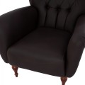 FK9217.03 bergere, chesterfield-style, brown PU, 87x88x100 FK9217.03 bergere, chesterfield-style, brown PU, 87x88x100
