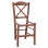 TRADITIONAL COFFEE SHOP CHAIR AUGGIE ΗΜ5577.01 BEECH WOOD WITH IMPREGNATION IN WALNUT 40x48x88Hcm