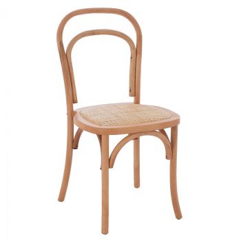 VIENNA WOODEN CHAIR FROM BEECH WOOD TO NATURAL FK8644.01 45x54x89 cm.