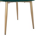 CHAIR FK8737.03 VELVET GREEN WITH METAL GOLD FRAME 57.5x57.5x85 cm. CHAIR FK8737.03 VELVET GREEN WITH METAL GOLD FRAME 57.5x57.5x85 cm.