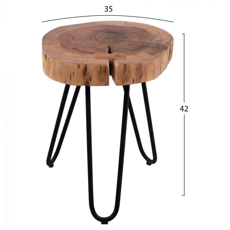 Coffee Table Oslo FK8209.11 solid acacia 35X35X42H Coffee Table Oslo FK8209.11 solid acacia 35X35X42H