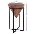 Side coffee table FK8217.11 solid acacia trunk Φ31X53Η