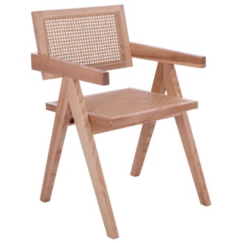 WOODEN CHAIR BLAIRE WITH ARMS FK8916.01 52x50x80Y cm.