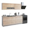 KITCHEN UNIT MELAMINE SONAMA-WHITE FK2443 200x46-29.2 cm.