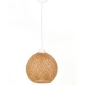 CEILING PENDANT LAMP INDOORS FK7352.02 BEIGE JUTE ROPE Φ22x55Hcm. CEILING PENDANT LAMP INDOORS FK7352.02 BEIGE JUTE ROPE Φ22x55Hcm.