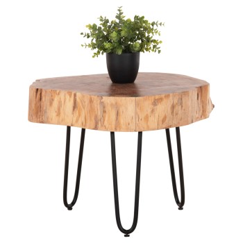 COFFEE TABLE SOLID ACACIA WOOD FK8779.11 60x60x40H cm.