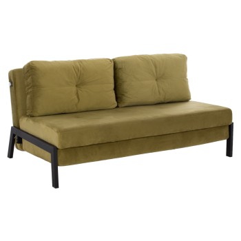 SOFA BED CONSTANCE FK3079.13 VELVET OLIVE GREEN 150x87x79 cm.