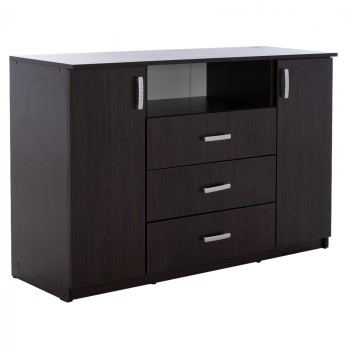 ΜΠΟΥΦΕΣ ΜΕ 2 ΝΤΟΥΛΑΠΙΑ Κ 3 ΣΥΡΤΑΡΙΑ ADLER WENGE FK2430.02 120X45X85Y εκ.