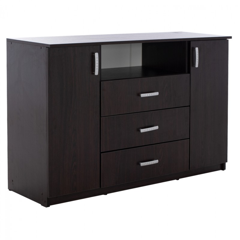ΜΠΟΥΦΕΣ ΜΕ 2 ΝΤΟΥΛΑΠΙΑ Κ 3 ΣΥΡΤΑΡΙΑ ADLER WENGE FK2430.02 120X45X85Y εκ.