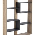BOOKCASE MARCELINE FK8772.02 100Χ21Χ124,5 GRAY BOOKCASE MARCELINE FK8772.02 100Χ21Χ124,5 GRAY