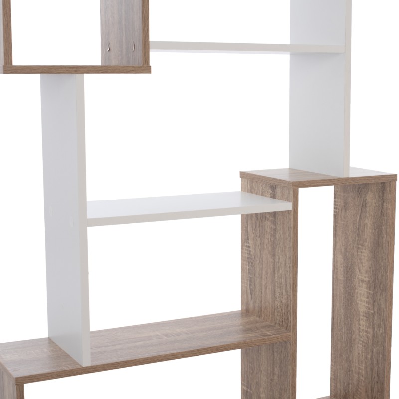 BOOKCASE SHAY FK8768.01 85X22X140 WHITE BOOKCASE SHAY FK8768.01 85X22X140 WHITE