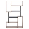 BOOKCASE SHAY FK8768.02 85X22X140 GRAY BOOKCASE SHAY FK8768.02 85X22X140 GRAY
