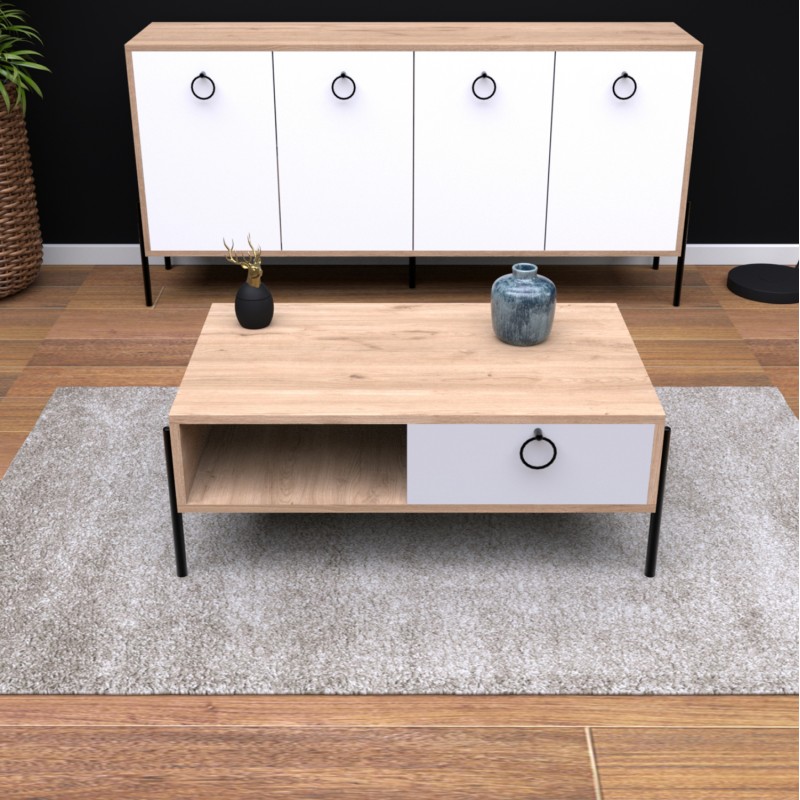 ΤΡΑΠΕΖΙ ΣΑΛΟΝΙΟΥ SONAMA ΛΕΥΚΟ FK9247.01 90x56x37,6 εκ. ΤΡΑΠΕΖΙ ΣΑΛΟΝΙΟΥ SONAMA ΛΕΥΚΟ FK9247.01 90x56x37,6 εκ.