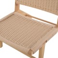 FK8917.01 armchair ANIKA indoors wooden rope-knitted 67,5x75x73,5H