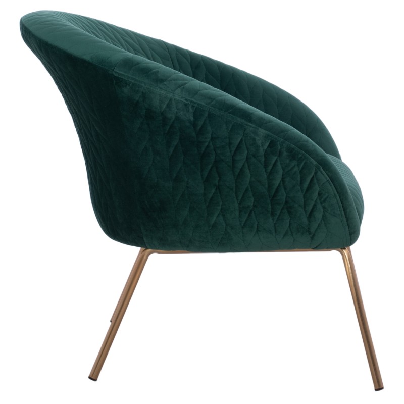 FK8549.03 armchair JOYCE, cypress green velvet, metallic legs FK8549.03 armchair JOYCE, cypress green velvet, metallic legs