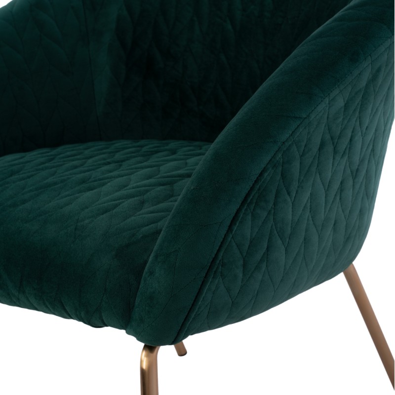 FK8549.03 armchair JOYCE, cypress green velvet, metallic legs FK8549.03 armchair JOYCE, cypress green velvet, metallic legs