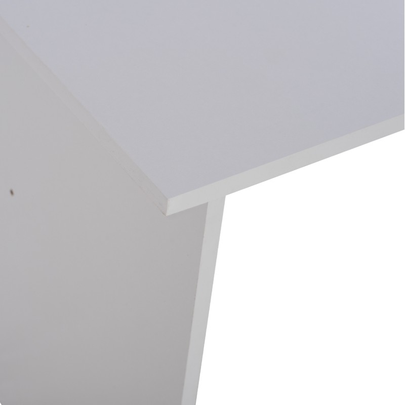 MELAMINE DESK ENSLEY FK2029.05 WHITE WITH 3 DRAWERS 120X60X76Hcm. MELAMINE DESK ENSLEY FK2029.05 WHITE WITH 3 DRAWERS 120X60X76Hcm.
